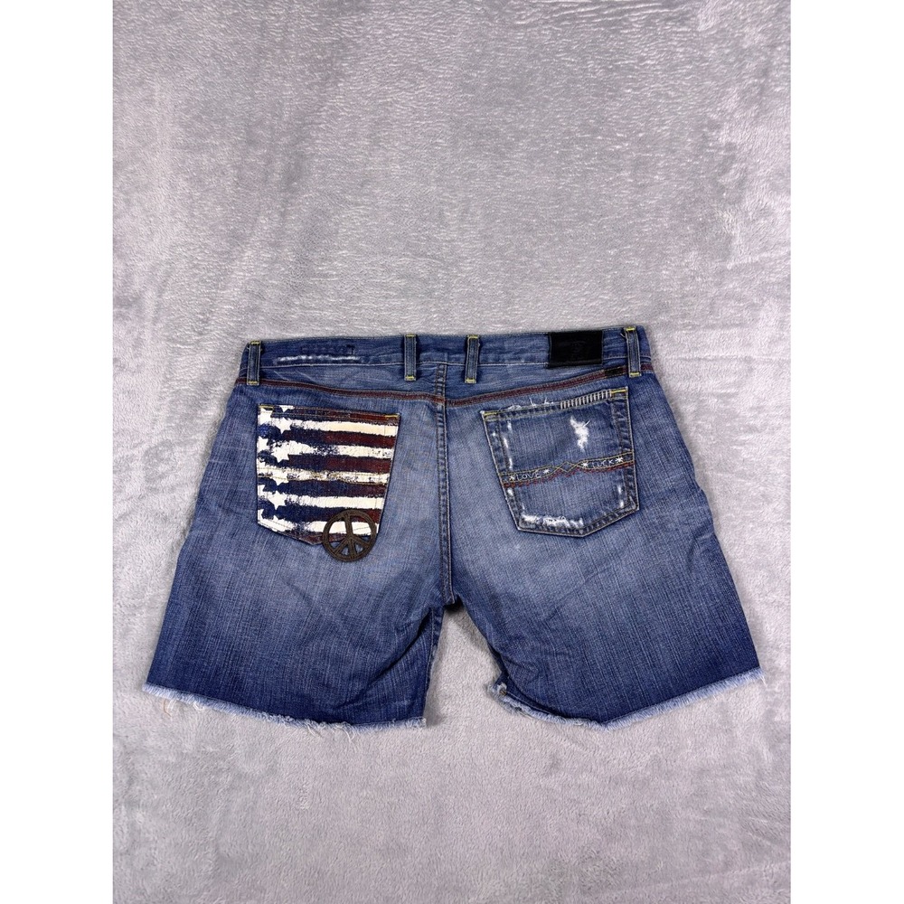 Lucky Brand REGISTERED TRADEMARK RILEY THE ART OF JEANS LOVE LUCK Blue Women